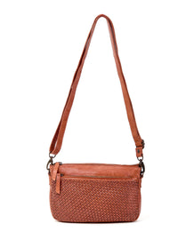 Serenade Leather - Renmark Woven Detail X-body Bag
