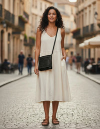 Serenade Leather - Tambourine Multi Compartment, X-Body Bag