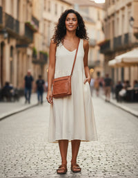 Serenade Leather - Tambourine Multi Compartment, X-Body Bag