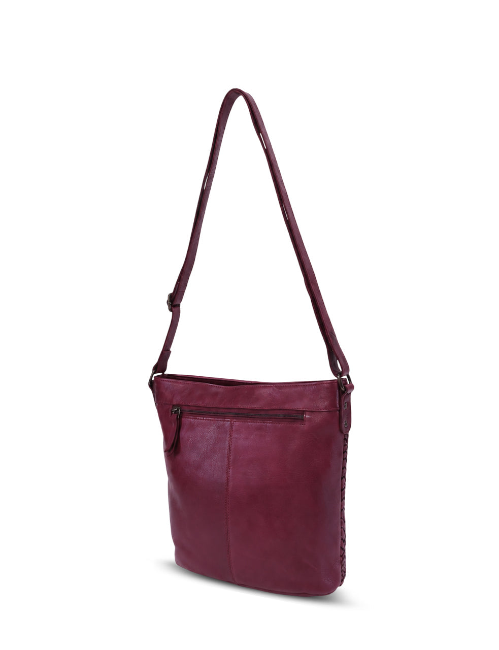 Serenade Coogee cross body bag in purple, styled