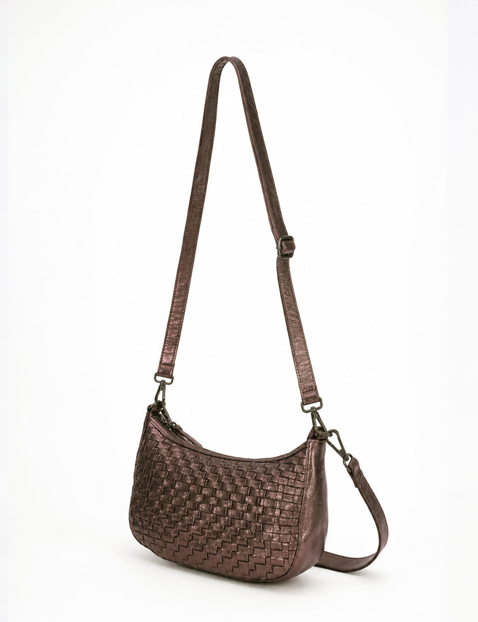 Serenade Sorrento Moon cross body bag in copper, alternate view