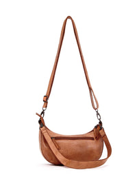 Serenade Sorrento Moon cross body bag in tan, alternate view