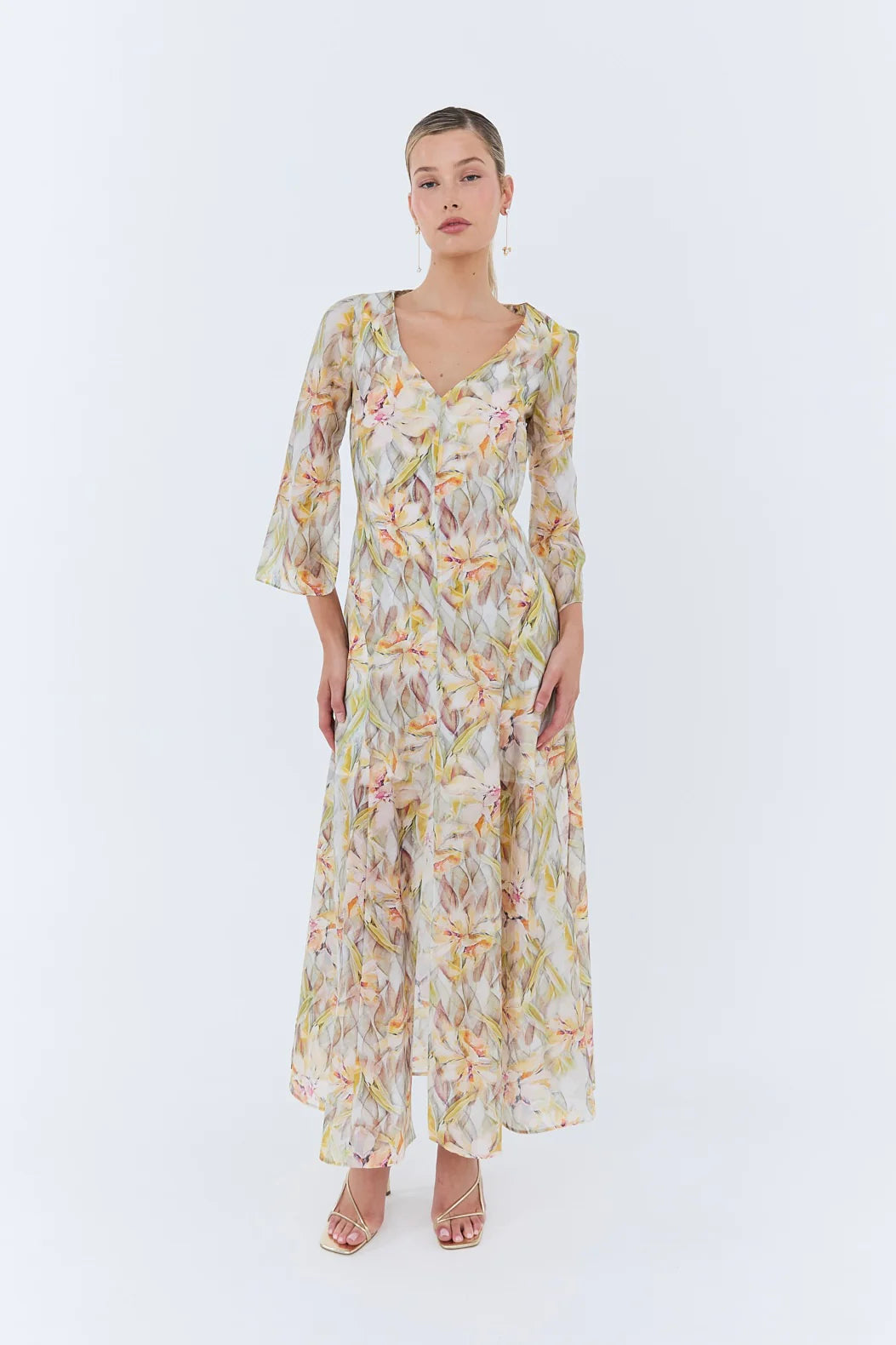 Eder by Anna - Camille Dress Floral Mustard