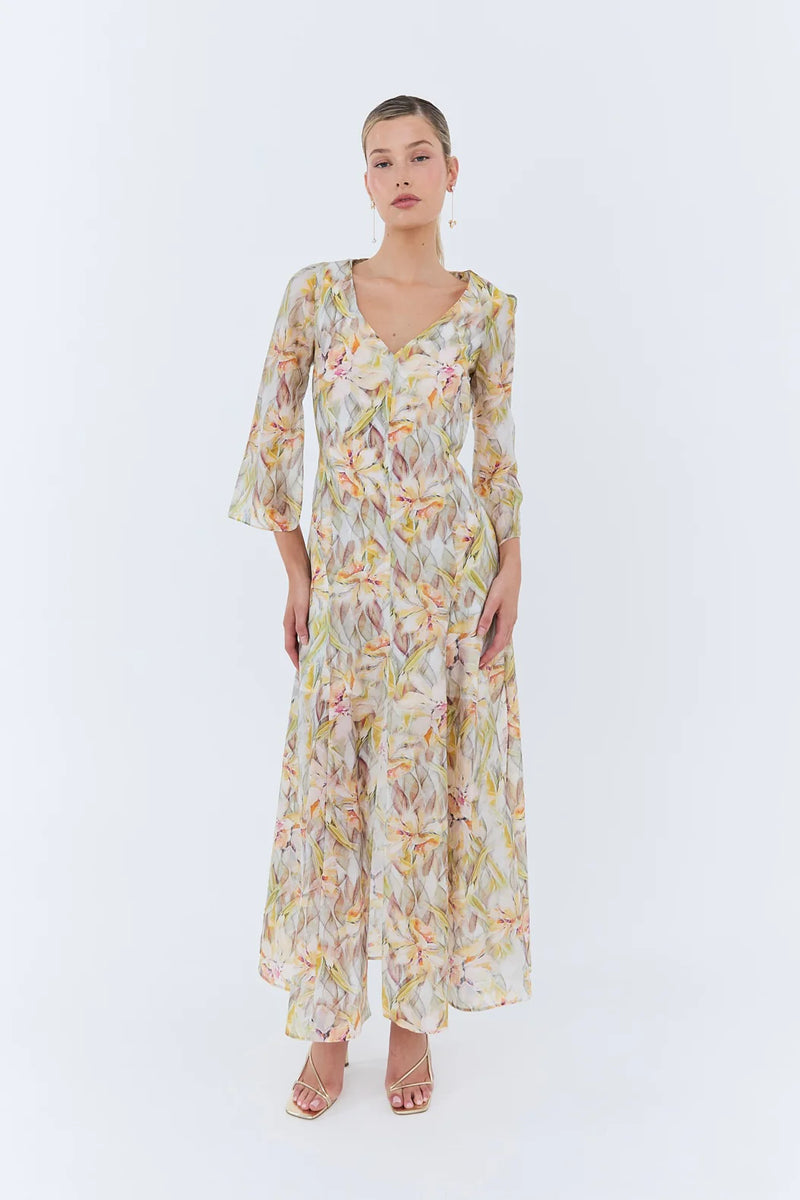 Eder by Anna - Camille Dress Floral Mustard