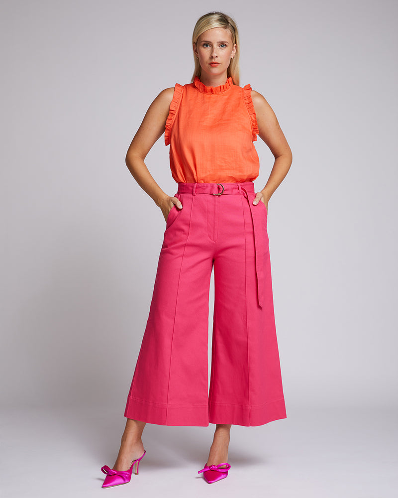 Chiara Trouser - Raspberry