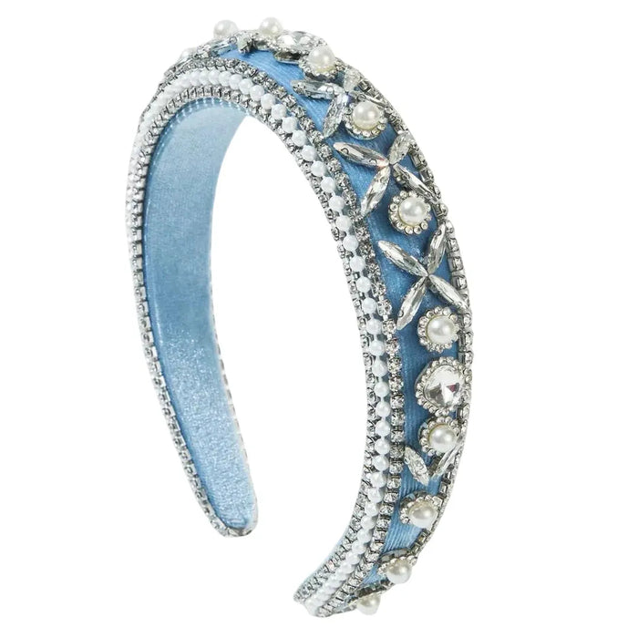 Tania Hird Annie Statement Headband - Powder Blue