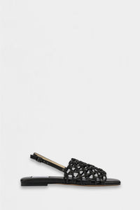 Zoe Kratzmann Partner Slide in black leather