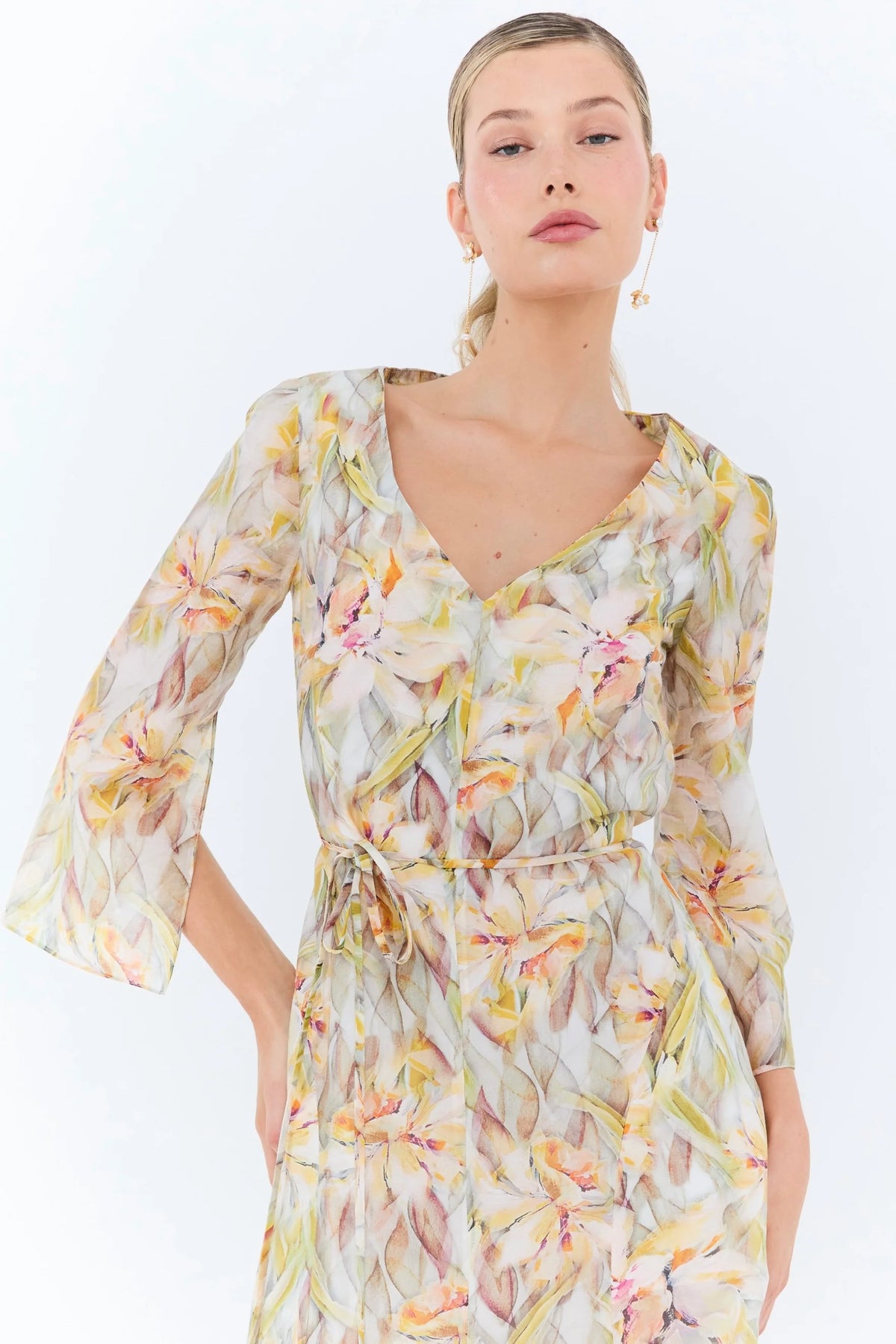 Eder by Anna - Camille Dress Floral Mustard