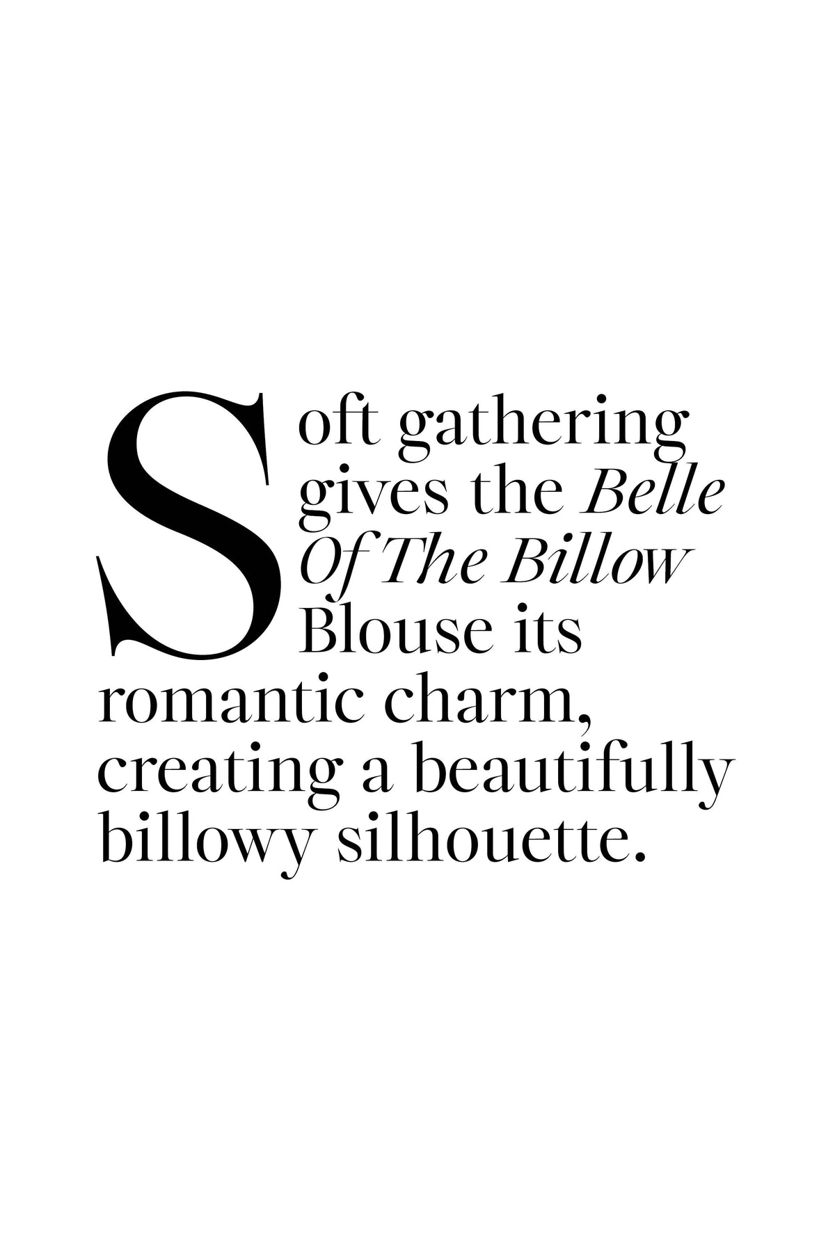 Coop Belle Of The Billow Blouse in Blue & White