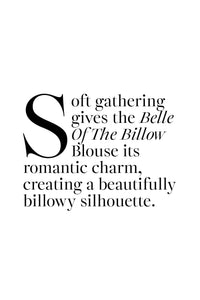 Coop Belle Of The Billow Blouse in Blue & White