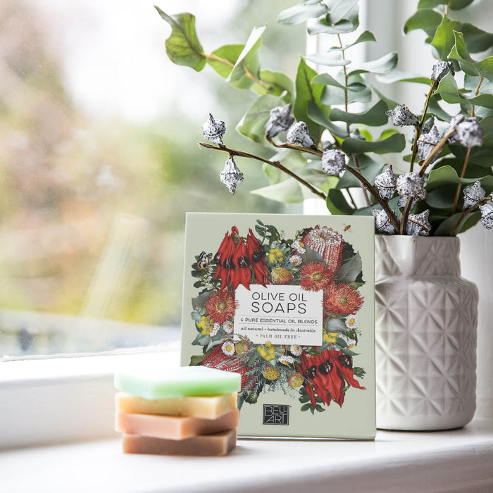 Bell Art Olive Oil Soaps gift box