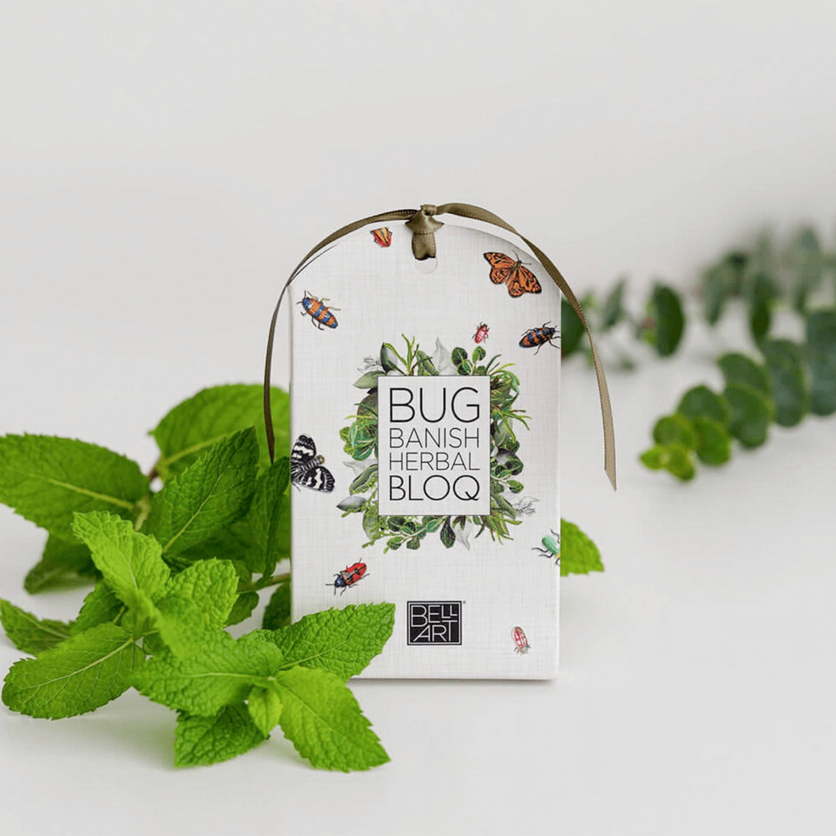 Bell Art Bug Banish Herbal Bloq packaging