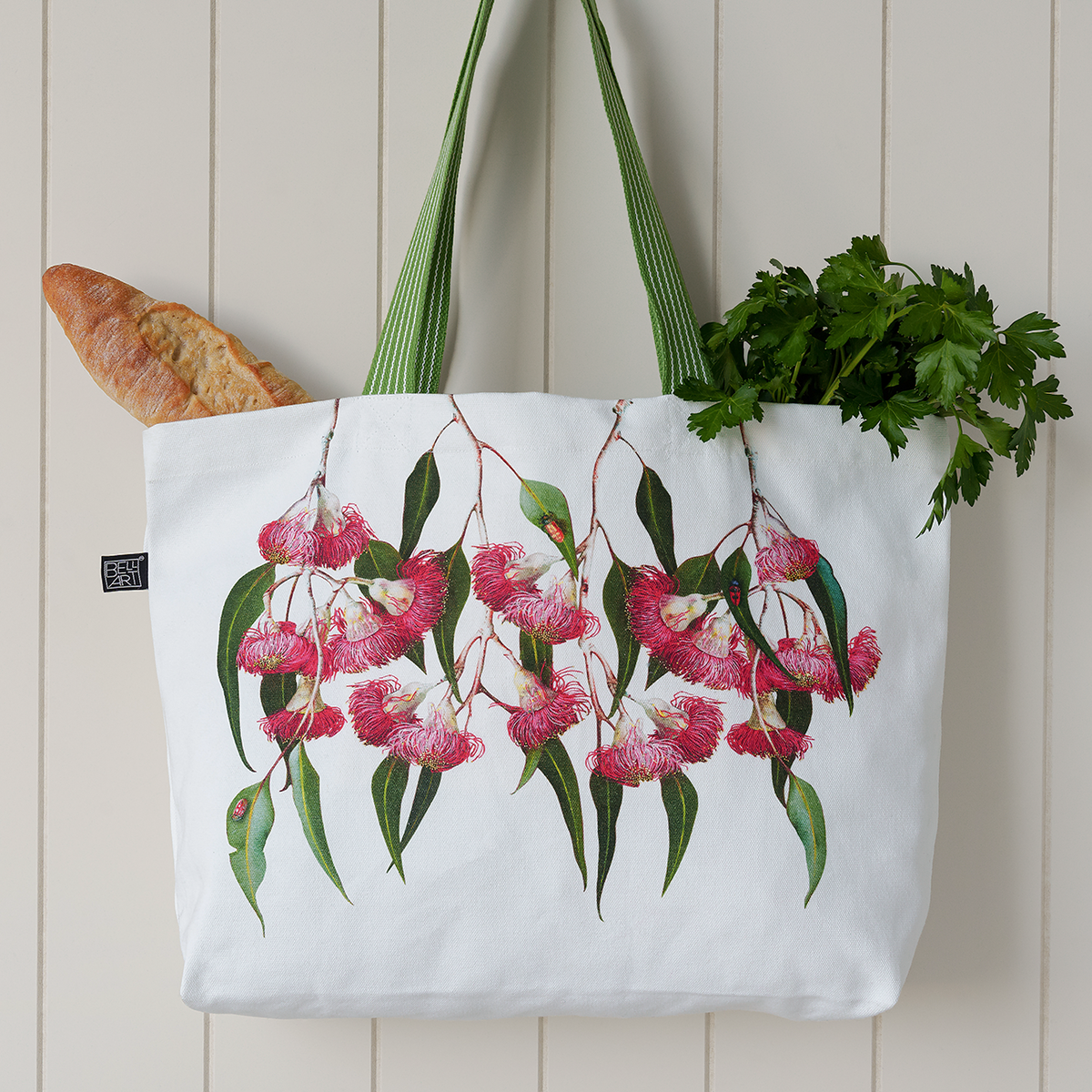 Bell Art Eucalyptus Organic Canvas Tote Bag