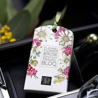 Bell Art Travel Bloq Flannel Flower & Rose Geranium styled