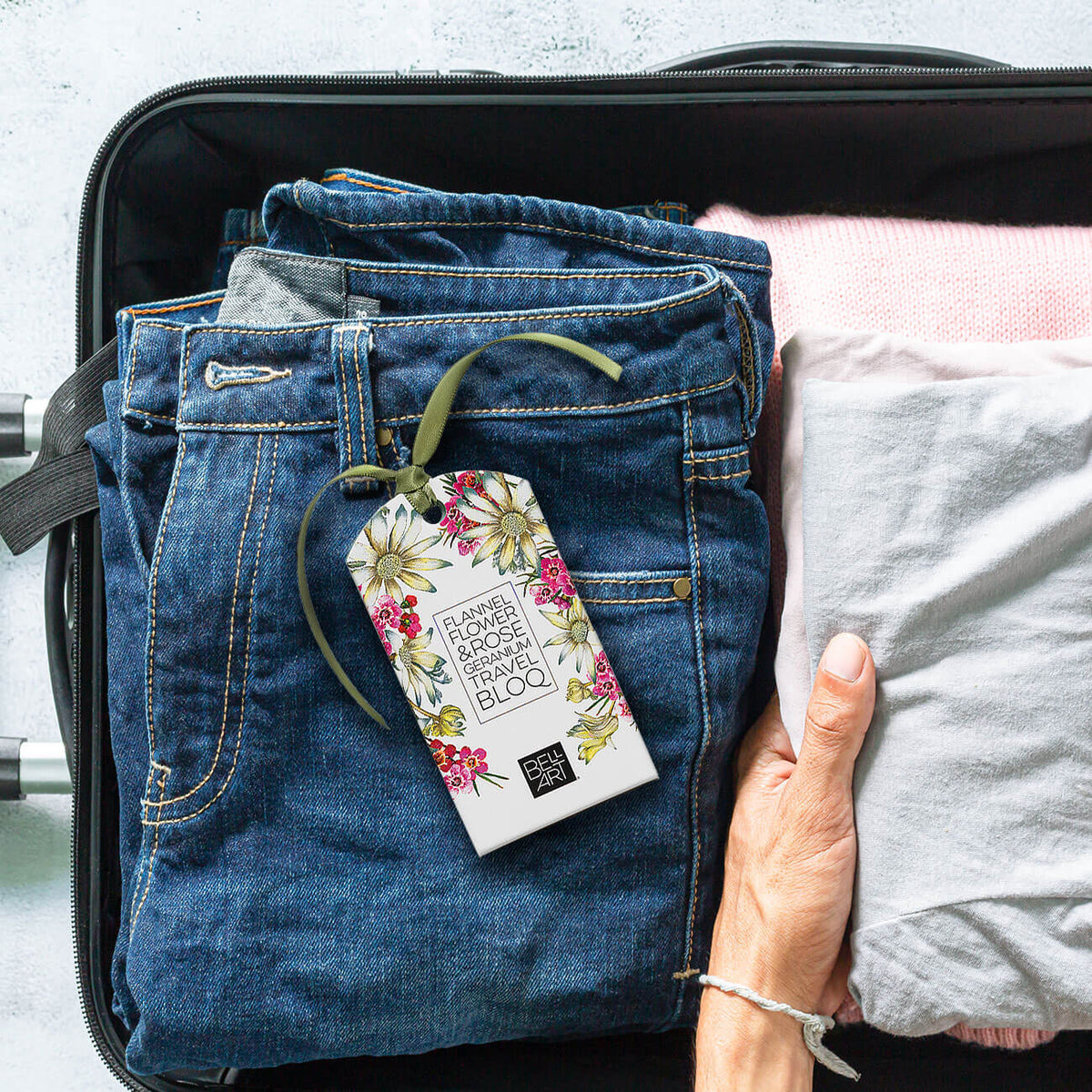 Bell Art Travel Bloq Flannel Flower & Rose Geranium