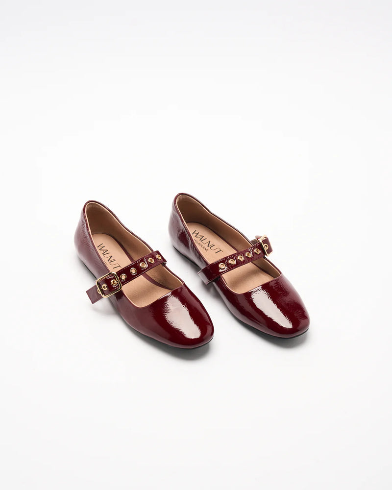 Bianca Leather Ballet - Red Patent