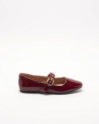 Bianca Leather Ballet - Red Patent