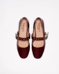 Bianca Leather Ballet - Red Patent