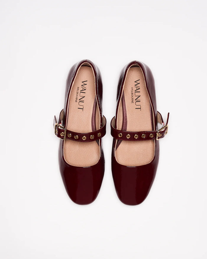 Bianca Leather Ballet - Red Patent