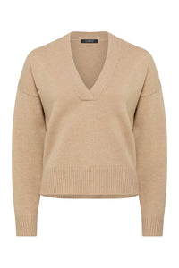 Cable - Cashwool V Jumper