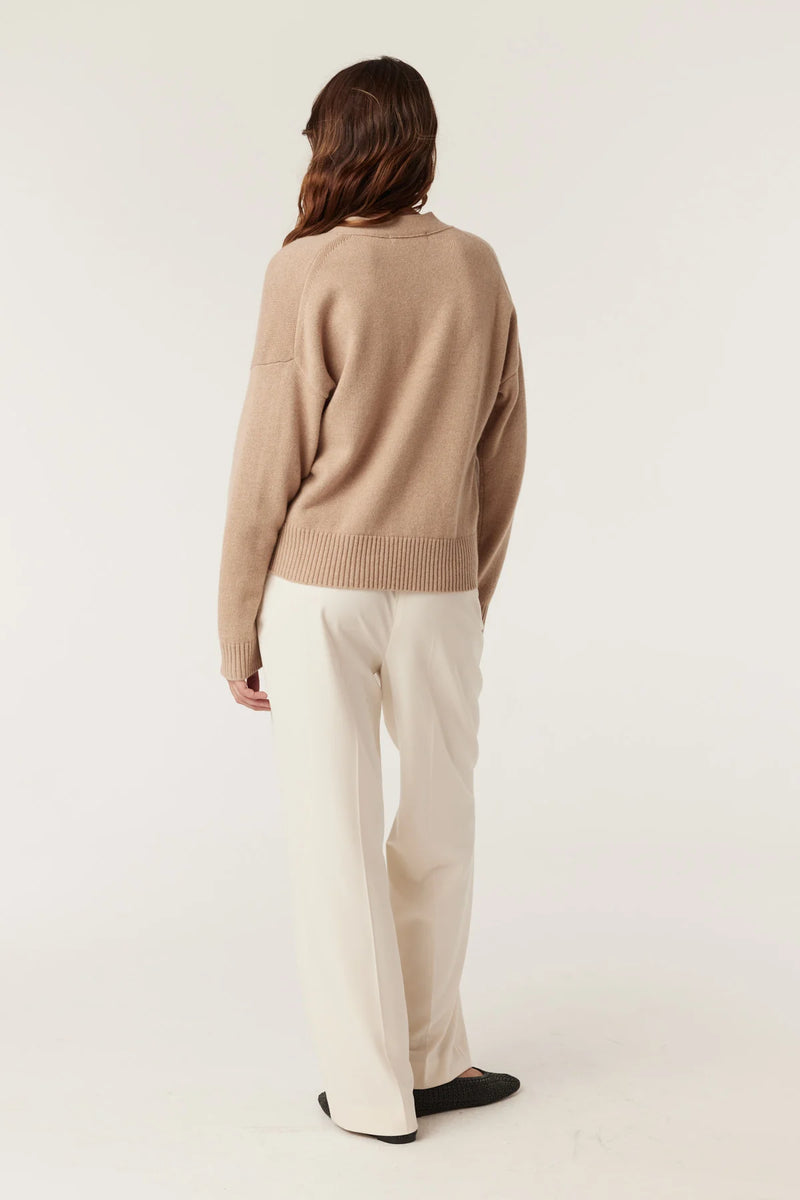Cable - Cashwool V Jumper