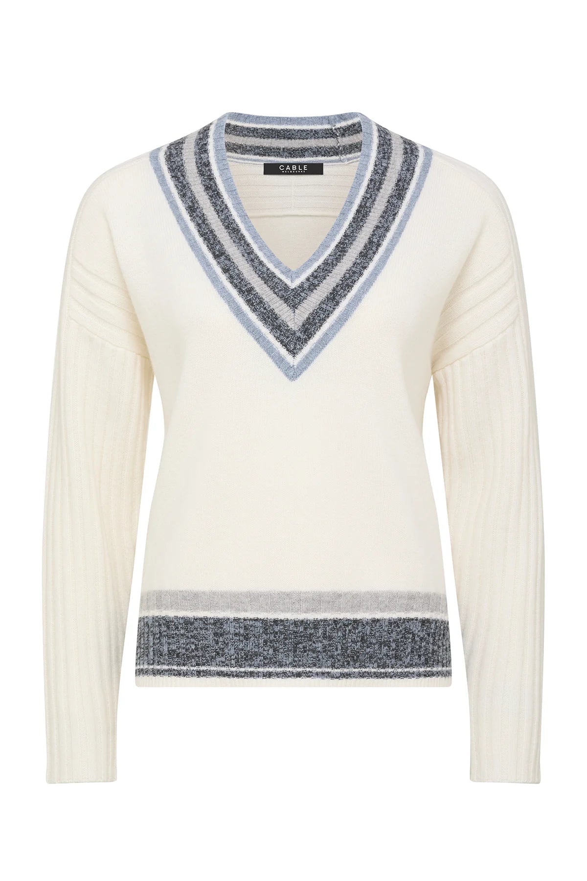 Cable - Cashwool - Varsity Jumper