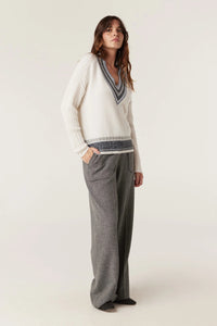 Cable - Cashwool - Varsity Jumper
