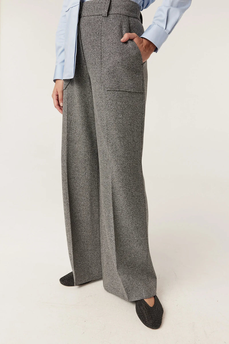 Cable - Evie Pant - Charcoal Marle