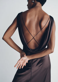 Hansen & Gretel - Clara Bias Dress - Cognac