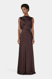 Hansen & Gretel - Clara Bias Dress - Cognac