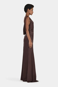 Hansen & Gretel - Clara Bias Dress - Cognac