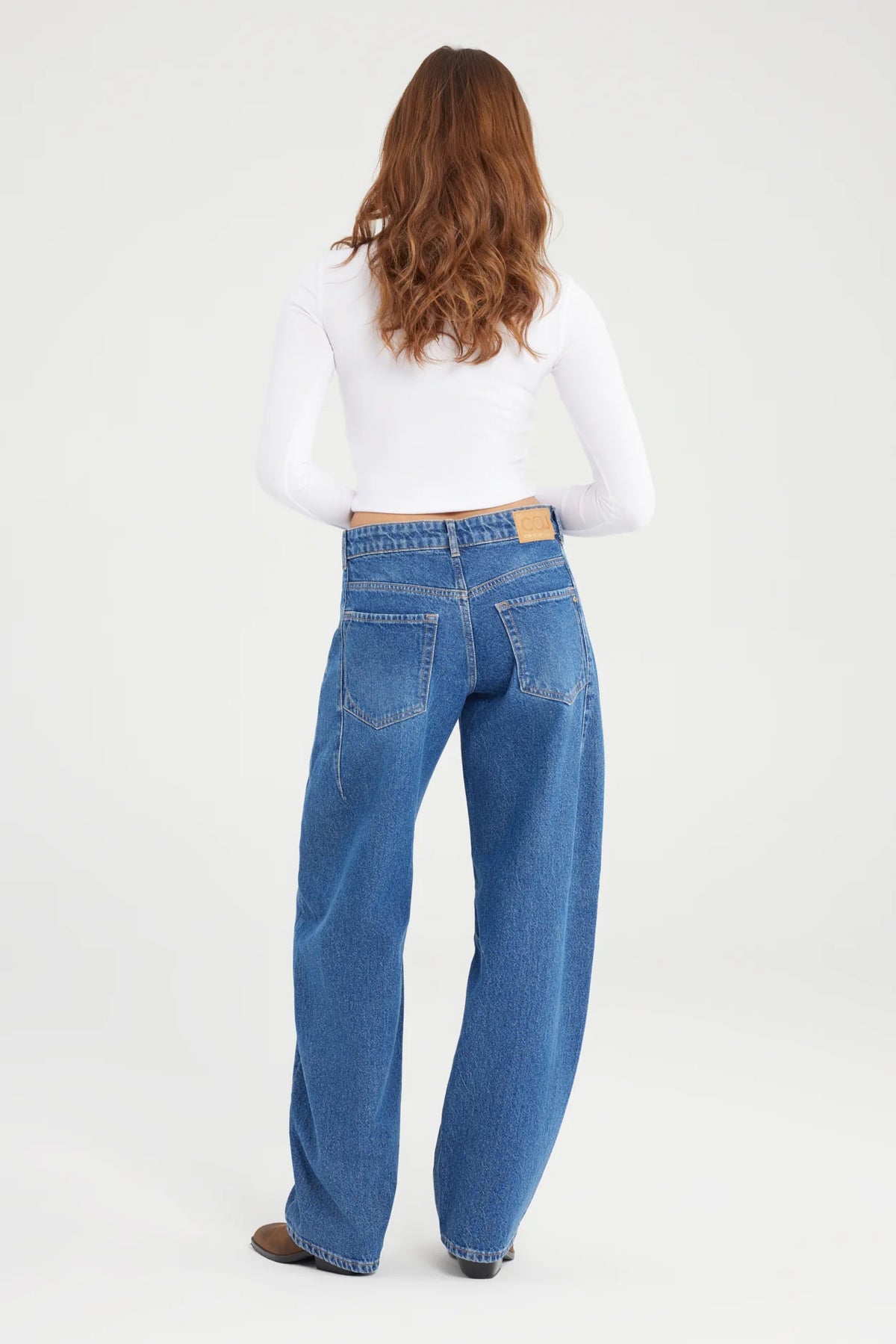 Cup of Joe - Clara balloon Jeans - Mid West Blue
