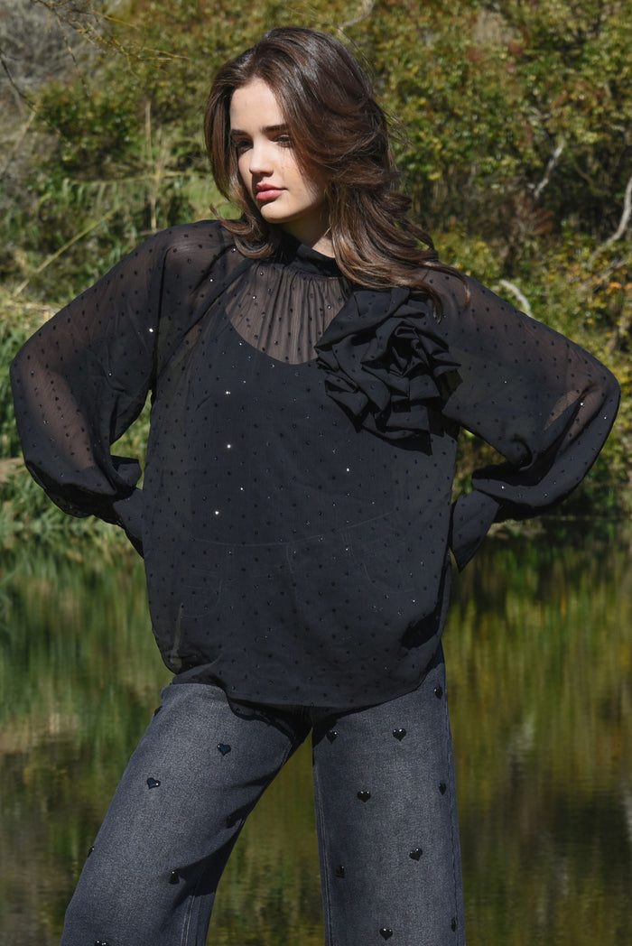 Coop - Sew Fancy Blouse - Black