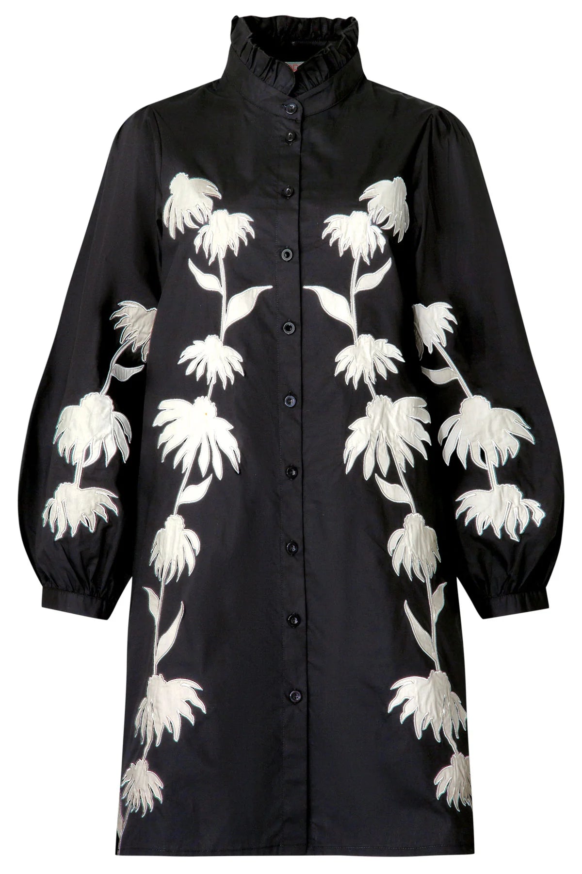 Coop - Sewing The Seeds Dress - Black & Cream