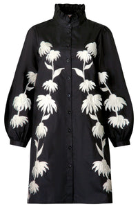 Coop - Sewing The Seeds Dress - Black & Cream