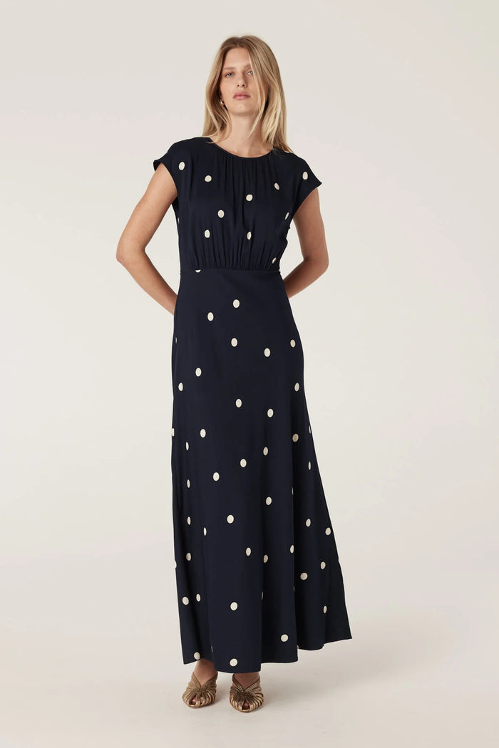 Cable - Muse Dress - Navy Spot
