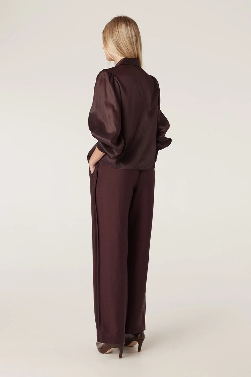 Cable - Mirage Blouse - Raisin
