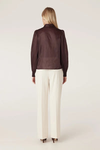 Cable - Mirage Blouse - Raisin