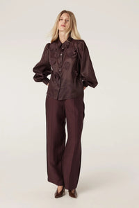 Cable - Mirage Blouse - Raisin