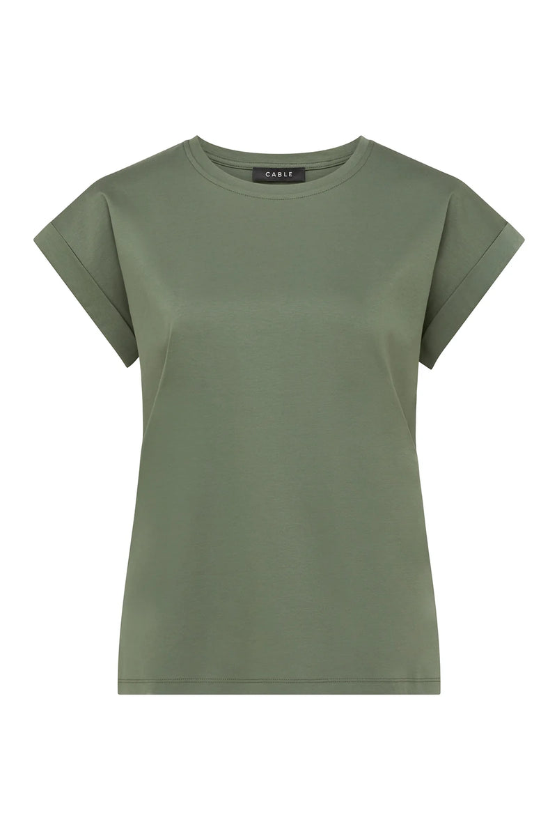 Cable - Pima Tee - Khaki
