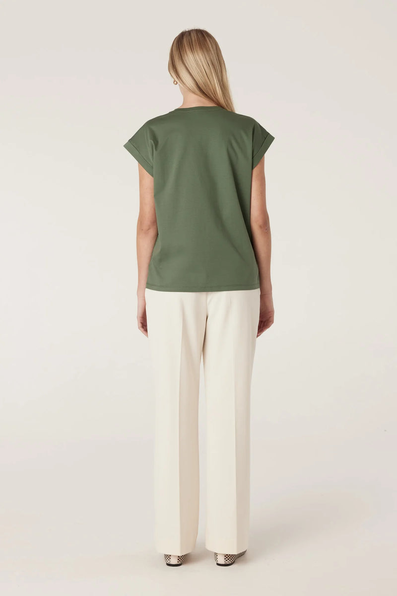 Cable - Pima Tee - Khaki
