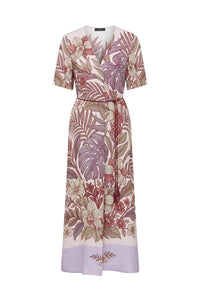 Cable Erika Kaftan Dress in Paradise Print