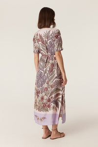 Cable Erika Kaftan Dress in Paradise Print