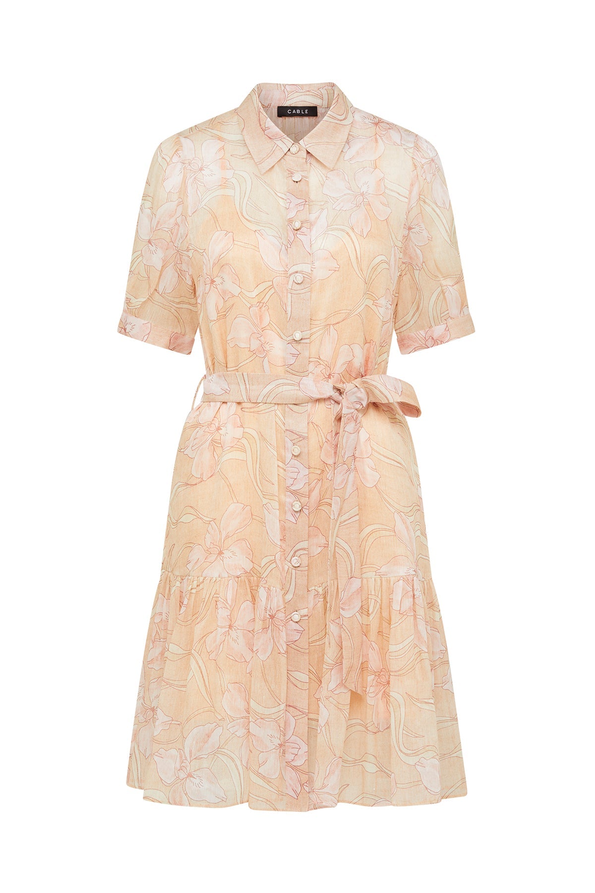 Cable Renata Frill Dress in Soft Floral