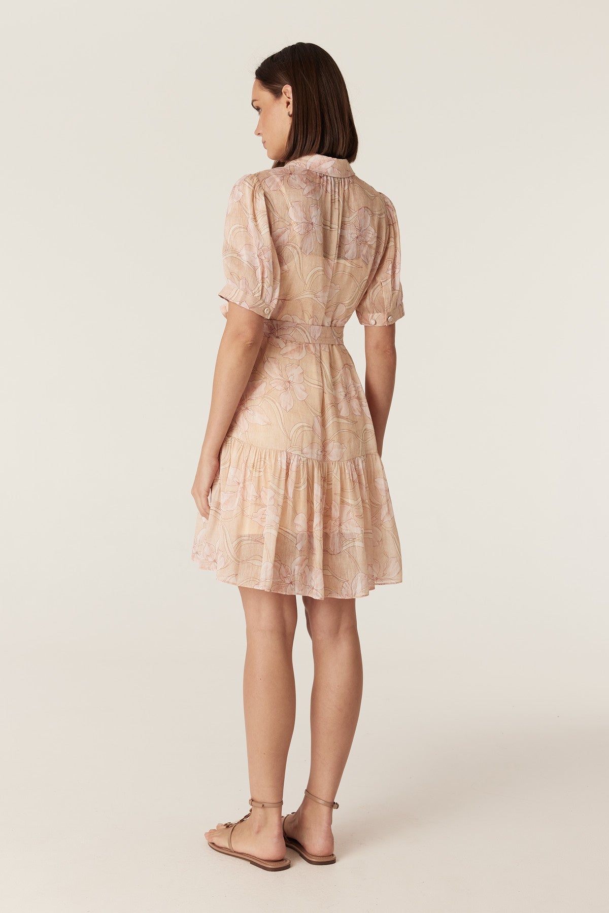 Cable Renata Frill Dress in Soft Floral