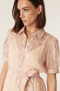 Cable Renata Frill Dress in Soft Floral