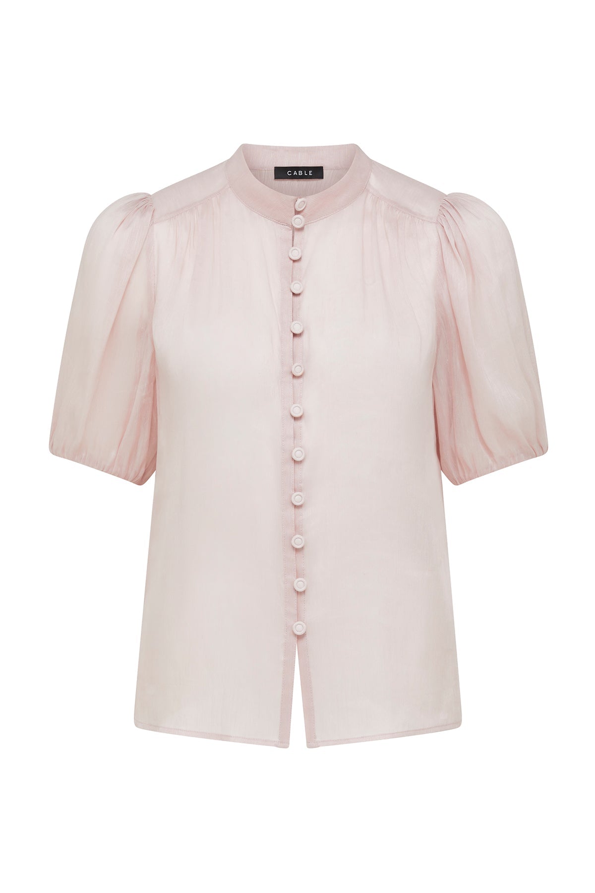 Cable Rosie Blouse in Pink