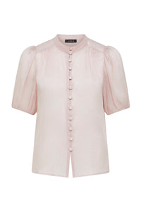 Cable Rosie Blouse in Pink