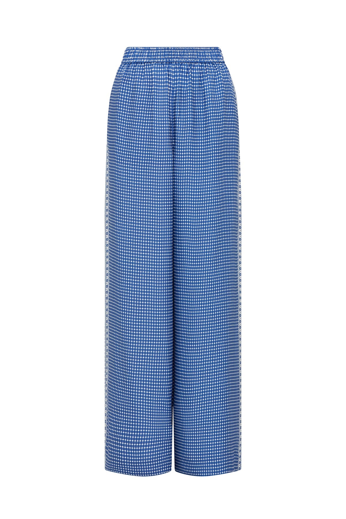 Cable Serra Wide Leg Pant in Mediterranean Tile