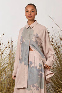 M.A Dainty - Cats Meow Oversized Shirt Pink
